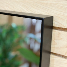 Load image into Gallery viewer, Williams Sonoma Blk Sq. Mirror
