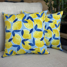 Load image into Gallery viewer, Outdoor Lemon Pillow
