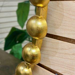 Round Gold Mirror