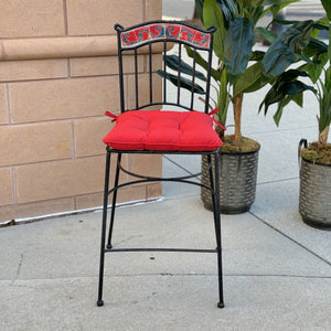 Set/2 Outdoor Metal Barstools