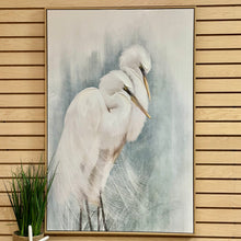 Load image into Gallery viewer, Misty Egret Framed Art
