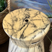 Load image into Gallery viewer, Marble-Look Garden Stool
