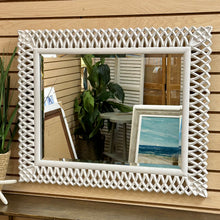 Load image into Gallery viewer, PB White Lattice Mirror
