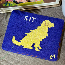 Load image into Gallery viewer, Chandler 4 Corners 'Sit' Wool Footstool
