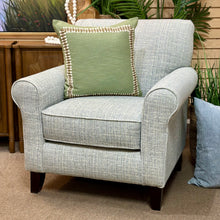 Load image into Gallery viewer, Aqua/Seafoam Tweed Chair
