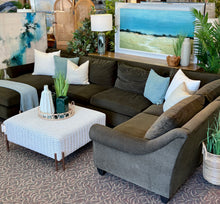 Load image into Gallery viewer, 4PC Arhaus Forrest Green Sectional
