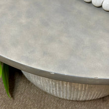 Load image into Gallery viewer, Round Grey Concrete Coffee Table
