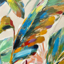 Load image into Gallery viewer, Vibrant Triopical Leaf Art
