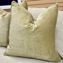 Load image into Gallery viewer, Taupe Chenille Down Pillow
