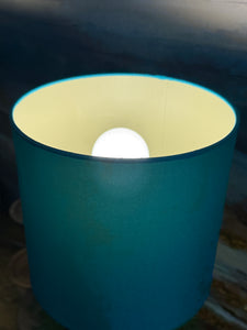 Petite Gold Lamp Turquoise Shade