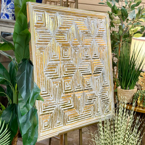 Gold Geometric Wall Art