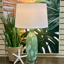 Load image into Gallery viewer, Green Blown Glass Lamp
