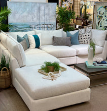 Load image into Gallery viewer, 5PC Ivory Textured Sectional

