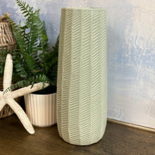 Load image into Gallery viewer, Sage Textured Vase
