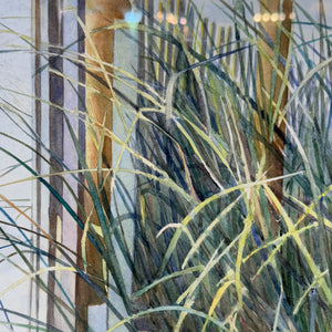 Framed Beach Path Art
