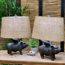 Load image into Gallery viewer, Flying Pig Table Lamp
