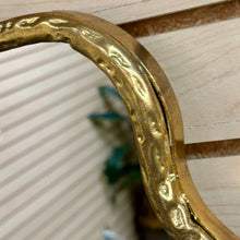Load image into Gallery viewer, Hammered Antique Brass Mirror

