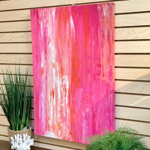 Pink Abstract Art