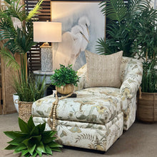 Load image into Gallery viewer, Century Floral Chair &amp; Ottoman
