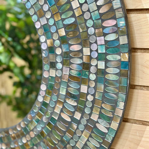 Round Mosaic Mirror