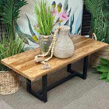 Load image into Gallery viewer, Reclaimed Light Wood Coffee Table
