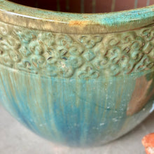 Load image into Gallery viewer, LG Glazed Green Planter
