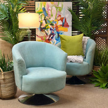 Load image into Gallery viewer, Aqua Swivel Chair
