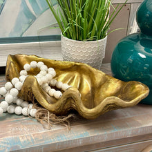 Load image into Gallery viewer, Gold Leaf Shell Bowl

