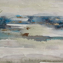 Load image into Gallery viewer, Blue/Green/Silver Abstract III
