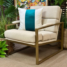 Load image into Gallery viewer, 'Bënkel' Brass Accent Chair
