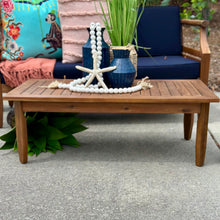 Load image into Gallery viewer, 4PC Navy/Acacia Wood Outdoor Set
