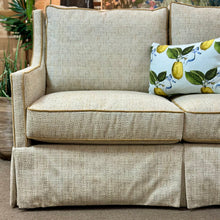 Load image into Gallery viewer, Stanford Mustard Tweed Loveseat
