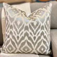 Load image into Gallery viewer, Silver/Ivory Down Pillow
