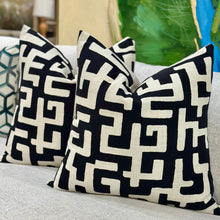 Load image into Gallery viewer, Ryan Studio 'Armano Noir' Down Pillow Retail $200+
