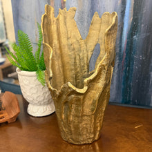 Load image into Gallery viewer, Gold Organic Vase
