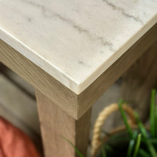 Load image into Gallery viewer, Greige Marble Top Console
