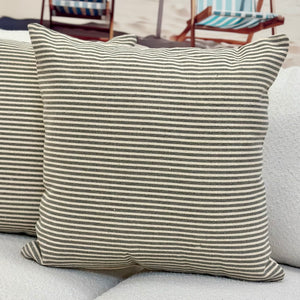 Grey Stripe Pillow