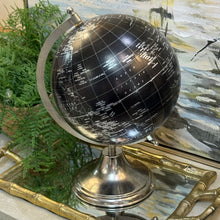 Load image into Gallery viewer, Black Metal Globe
