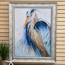Load image into Gallery viewer, Elegant Blue Heron II Art
