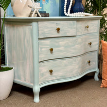 Load image into Gallery viewer, Aqua Painted Chest
