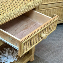Load image into Gallery viewer, Natural Wicker Nightstand
