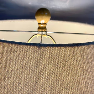 Metallic Green/Silver Lamp