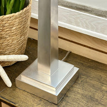 Load image into Gallery viewer, Silver Taper Lamp
