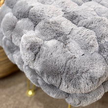 Load image into Gallery viewer, Faux Fur Ottoman
