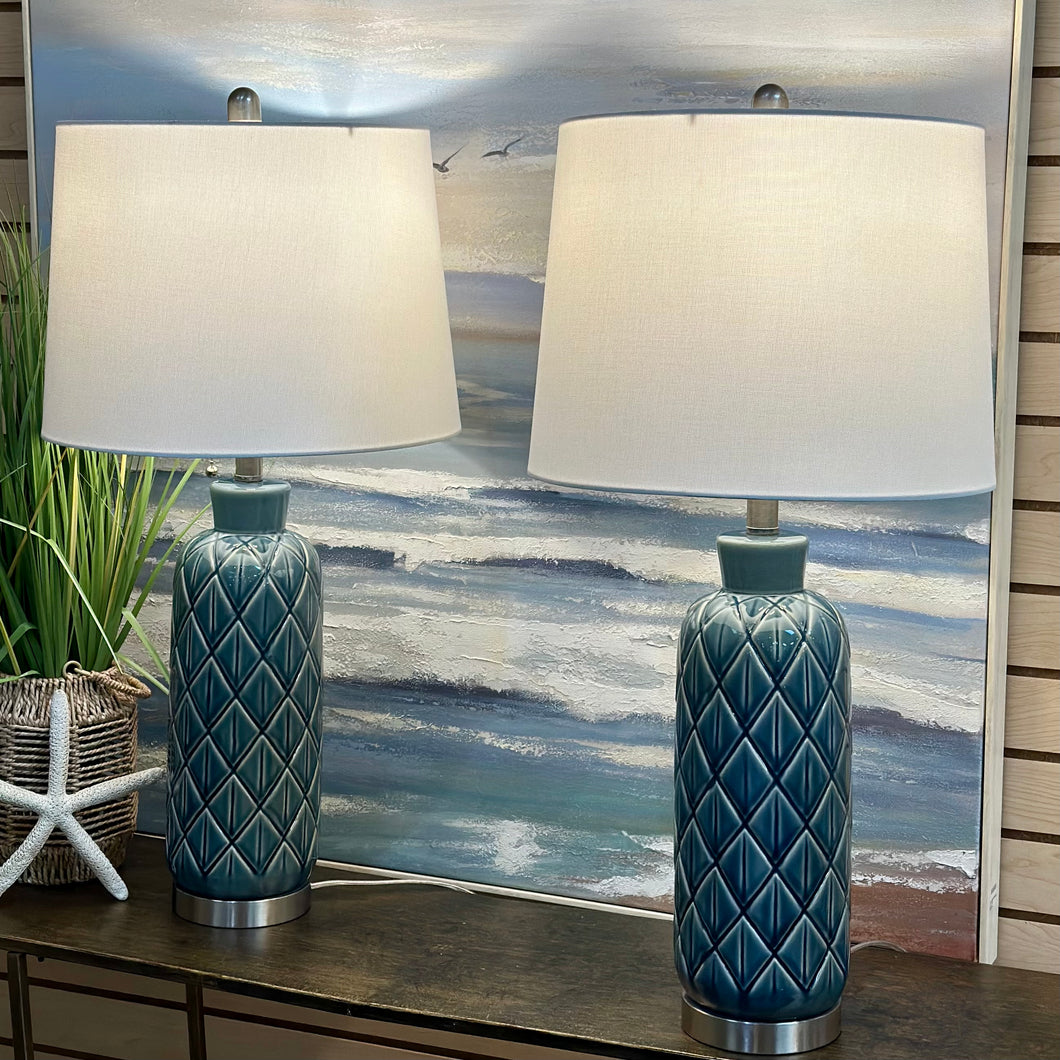Blue Diamond Lamp