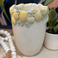 Load image into Gallery viewer, Tall Lemon Planter
