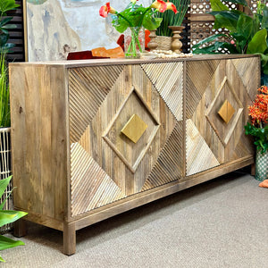 Modern Mango Wood Cabinet