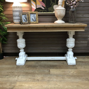 Rustic Pillar Console