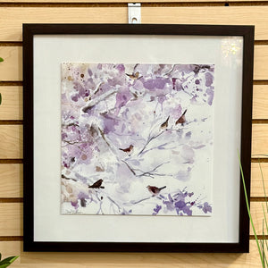 Framed Lavender Flower Art II