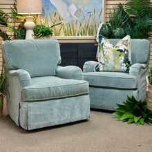 Load image into Gallery viewer, CR Laine Aqua Swivel Chair
